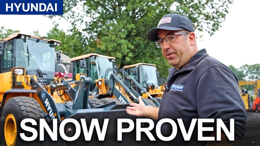 Snow removal takes power, comfort, and reliability — and Sal Corp Landscaping & Construction trusts Hyundai wheel loaders to deliver it all. From commercial snow and landscaping to construction projects, Sal’s Hyundai fleet runs 12–15 hours a day in tough winter conditions without missing a beat. Equipped with Metal Pless 22–24 ft snow pushes, Hyundai loaders clear massive areas with ease, load dump trailers with extended reach, and keep operators comfortable with modern tech and clean, powerful