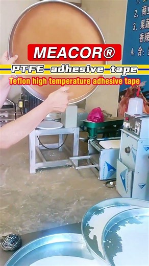 Teflon tape — heat resistant & non-stick secrets revealed!#TeflonTapePrinciple #PTFEHighTempCoating