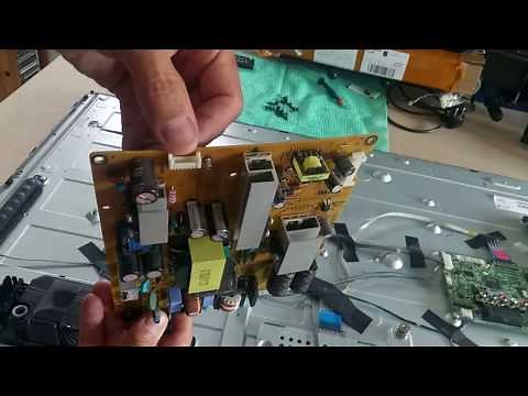 HOW TO REPAIR LG 42 Inch BLACK SCREEN TV FAILURE. Troubleshooting . (Solved) . Complete disassembly.