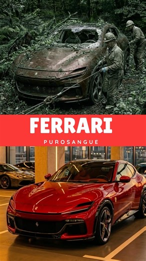 The Impossible Restoration: Saving a $400k Ferrari Purosangue #automobile #huracan #cartok #history