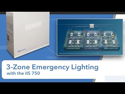 3 Zone Emergency Lighting with the IOTA IIS 750 Emergency Inverter