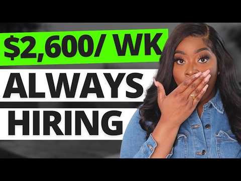 5 Remote Jobs Hiring Right Now (No Phones) | Laptop Included 