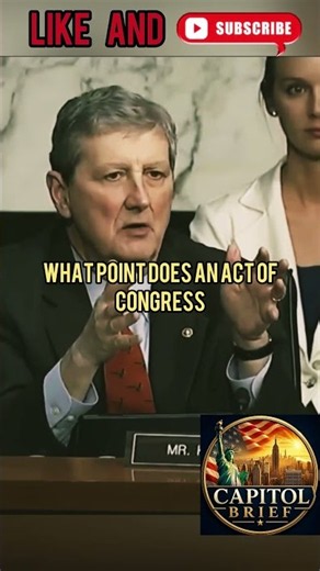 Senator John Kennedy throws out Questions on Yates in a Senate hearing #capitolhill #senatehearing