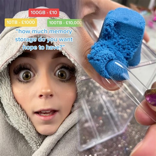 #pov everyone has a certain amount of memory storage, use it all up and you d1e…