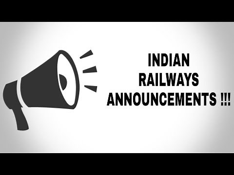 Indian Railways Train Announcements | Indian Railways Station Announcements