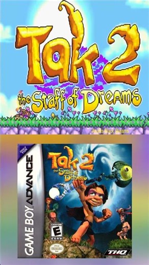 Tak 2 Staff of Dreams GBA#shorts #nickelodeon #tak #gba #games #nicktoons #nintendo