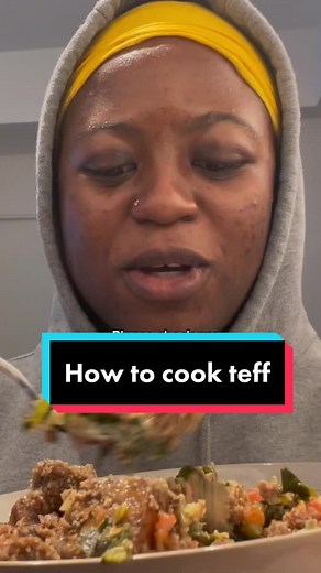 How to cook teff #cookingafricanfood #teff | teff recipe