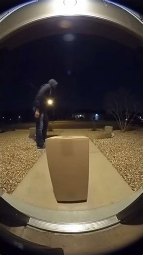 Burglar Steals a Box — Seconds Later, a Pink Shockwave