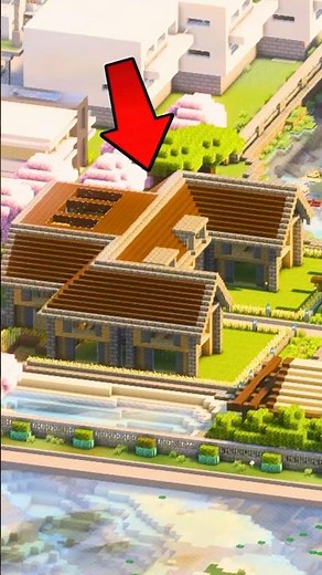 Adding the first mansion to my MEGA village in Minecraft #minecraftbuilding #minecraftcreativebuilds