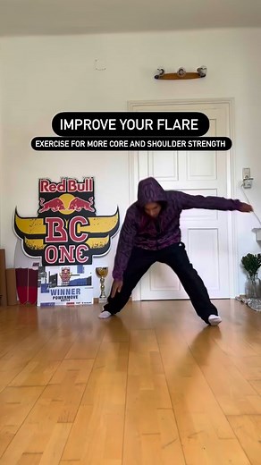 Improve your flare game with this exercise 🏋🏽‍♂️ for more core and shoulder strength 🦾 #iammiraclesmile 💥 🚀 #bboy #bboying #bboyworld #breakboy #breakdance #dance #powermoves | Richard Espino