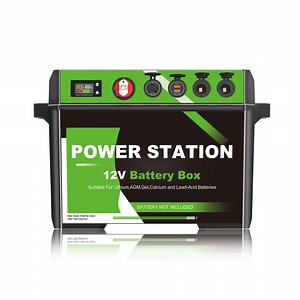 [Hot Item] EL New Multifunctional Battery Box Power Station with 2 USB Output 12V