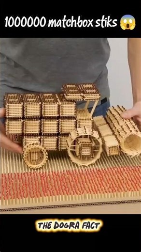 “100,000 Matchstick Tractor Build… and the EPIC Burn!” #MatchstickArt #MatchstickTractor #EpicBurn