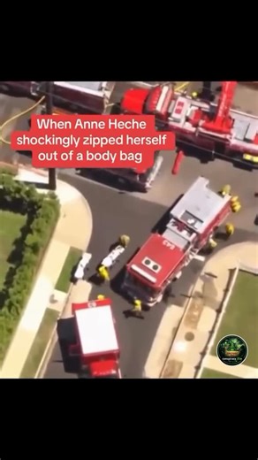 Conspiracy or Coincidence ❓❓❓ on Instagram: "They told us Anne Heche died instantly… but the truth is, the footage tells a different story. Here’s what they don’t tell you: ✅ News helicopters captured the moment she unzipped herself from what looked like a body bag—clearly alive, moving, and trying to get up. ✅ Official reports claimed she was unconscious and in critical condition, but the video shows her fighting to escape. ✅ The media rushed to label it as “confusion,” yet no one explained why
