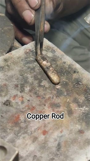 Copper Rod Heating for Jewellery Work #goldsmith #handmade #traditional