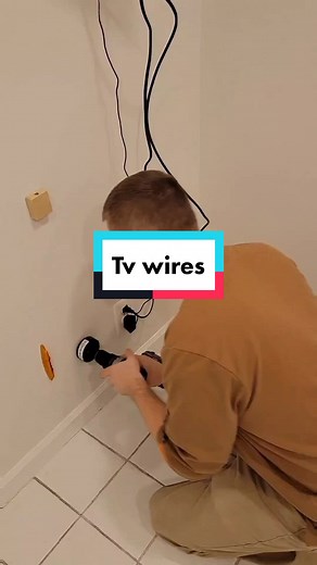 How to Hide TV Wires Behind the Wall Easily