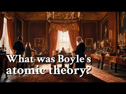 What was Boyle's atomic theory? | Philosophy