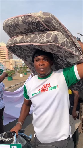 Peter Akah on Instagram: "LIVE AT THE NATIONAL ASSEMBLY ❗️ AKPABIO @senator_akpabio ; MY VOTE MUST COUNT❗️ #occupynass #occupynass2026 #electoralreform #peterfornigeria"