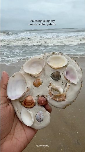 My own sea shell colour palette #seashell #colorpalette #diy #ocean #creative #creativeprojects