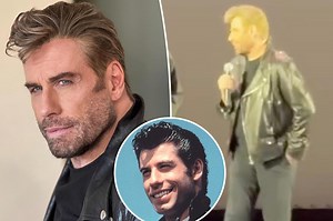 See John Travolta dressed as Danny Zuko to surprise 'Grease' sing-along fans