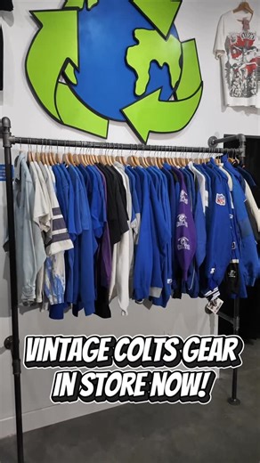 Vintage Kulture Clothing ♻️🌎 | We’ve got your game day gear 🏈♻️🌎 A curation of Indianapolis Colts items ranging from 1987-2000s! We have graphic shirts, sweatshirts,... | Instagram