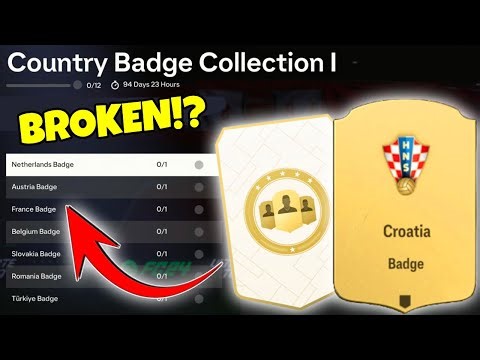 How to Complete Country Badge Collection Objectives 🤔 (How to search for Country Badges) - FC 24