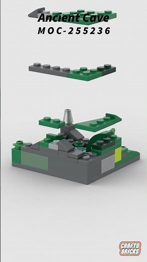 LEGO - Ancient Cave - Build Animation Time Lapse