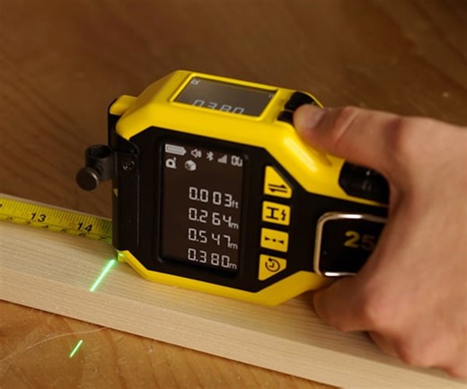 The TappTec Digital Jobsite Tool Replaces Multiple Measuring Tools