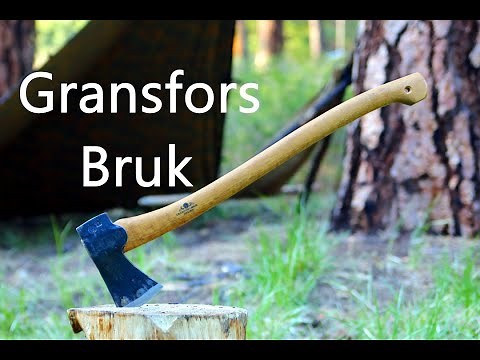 Gransfors Bruk Scandinavian Forest Axe Review - Bushcraft Axe Field Test - Woodshed Wednesday