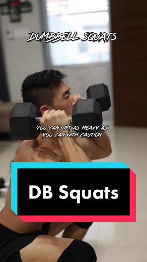 Leg Squats Workout with Dumbbells for Stronger Legs