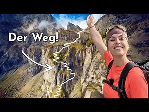 The steepest hiking trail in the Alps: A 1,000-meter climb!