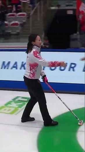 Brilliant finish to the semi-final! #curling