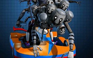 FNAF Staff Bot Amalgamation ar展示动画