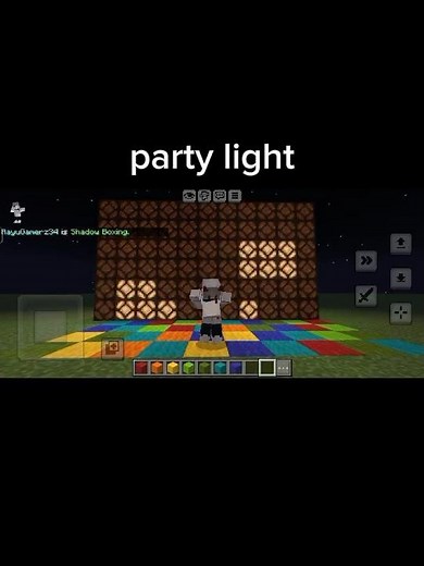 #minecraft party light🪩 don't click this sound