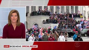 59K views · 1.5K reactions | CBS NEWS SPECIAL REPORT: Thousands of pro-Trump demonstrators are storming the U.S. Capitol, forcing the building into lockdown and halting a joint session of Congress that's counting electoral votes. Norah O'Donnell reports | CBS Evening News | Facebook