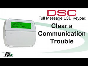 Clearing a communication trouble on a full English keypad