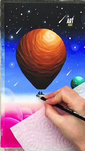 💙🌖🎈 #drawing #howtodraw #art #tutorial #foryou