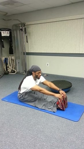 Seated Toe Touch (hamstring stretch)