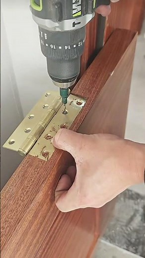Door Hinge Installation #diy