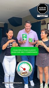 73K views · 491 reactions | ¿Team Milo frío o team Milo caliente? ❄️ ¡Pónganse cómodos, el debate está ON FIRE! Comenten abajo de qué lado están, porque tu respuesta ¡tiene sorpresas!  #ContenidoPatrocinado por MILO Perú #TeamFrío #TeamCaliente #Milo | Radio Nueva Q | Facebook