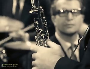 Dave Brubeck Quartet – Take Five Dave Brubeck (piano), Paul Desmond (alto sax), Eugene Wright (bass), Joe Morello (drums) – Live in Belgium 1964. The most famous tune is “Take Five”, which was penned by Paul Desmond, and was the only tune on the album not composed by Brubeck. The clever hook with “Take Five” is that it is in 5/4 (with five beats in each measure), not the usual four beats per measure. | Jazz Improvisers