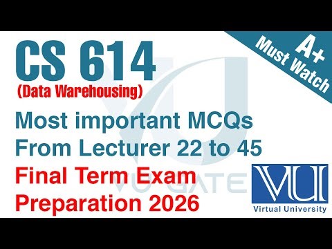 CS614 Final Term Solved MCQs 2026 | CS614 Preparation by VU Gate
