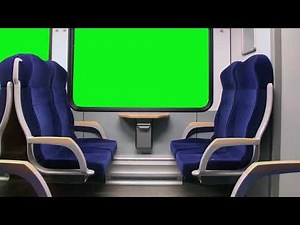 Inside Train Green Screen Effects Footage 4K