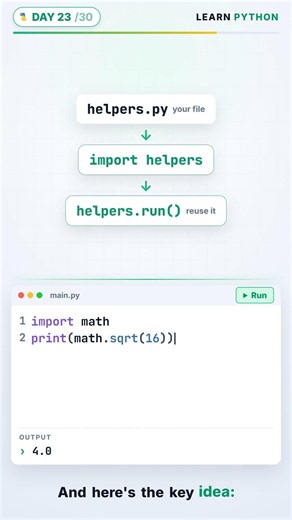 Python import & the Standard Library - Day 23 #shorts