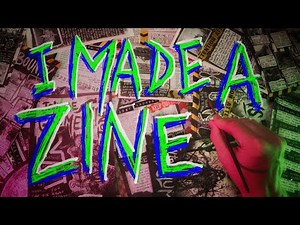 I Made A ZINE Without Using PHOTOSHOP... Old School.