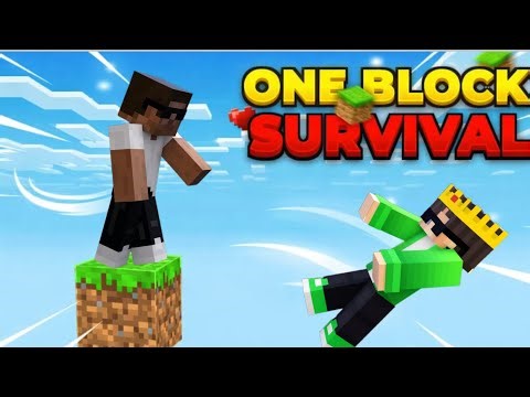 First Time Minecraft One Block in With Devil