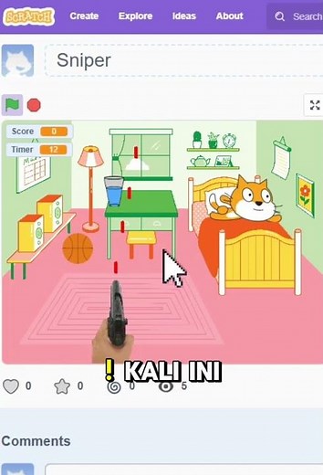 MAKE A GLASS SHOOTING GAME IN SCRATCH #children's coding #codeorg #children's coding