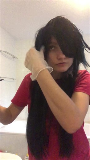 Emo Hair Dye Transformation | Dyeing My Hair Blue