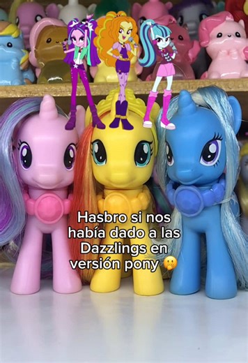 No sabíamos que nos dieron a las dazzlings en versión pony 😔🎶🎤🧜‍♀️🦄 #mylittlepony #mylittleponyfriendshipismagic #mlp #mlpedit #thedazzlings #equestriagirls #manisparkle💜