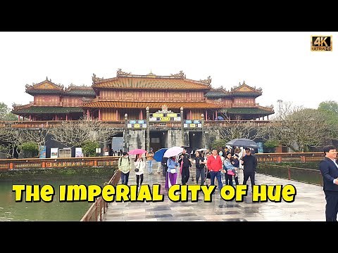 The Imperial City of Hue Walking Tour: Exploring Vietnam Ancient Capital | Hue, Vietnam | 4K