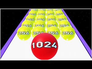 Color Balls 3D 2048 - Gameplay Walkthrough - Levels 1-15